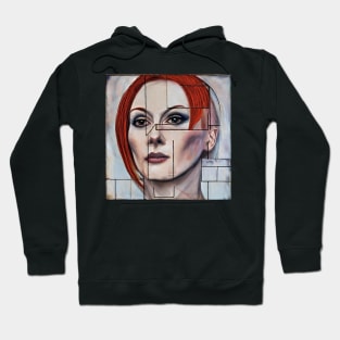 Portrait of Julianne Moore Hoodie